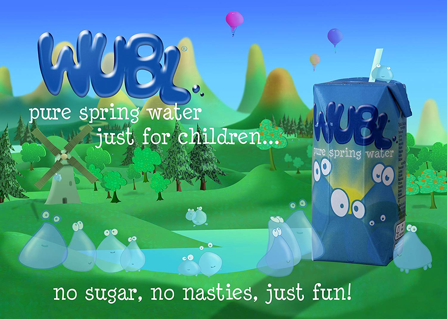WUBL Water: Spring Water just for Kids