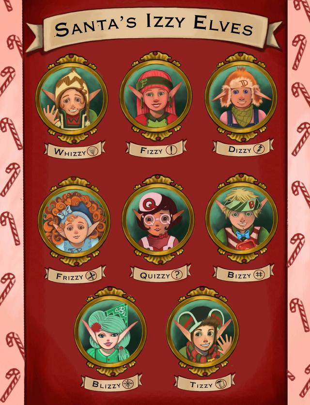 Santa's Izzy Elves (4 Book Series) by Dorothea Jensen